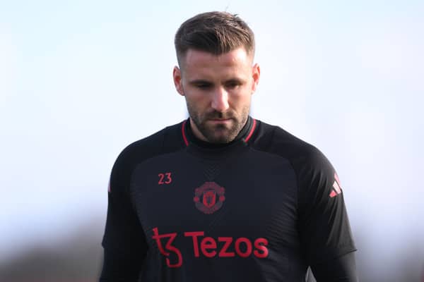 Luke Shaw returned to Manchester United training earlier this week