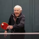 92-year-old table tennis player Ivan Pedley.