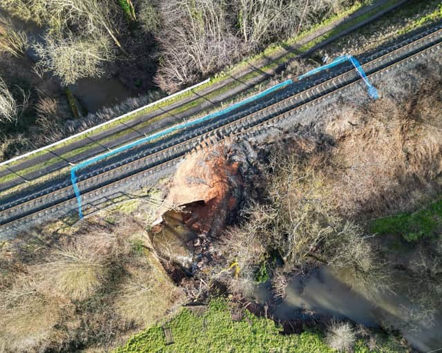 A serious embankment failure has occurred on the Severn Valley Railway leaving the track impassable at one location along the 16 mile route.