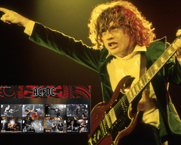 To celebrate the 50th anniversary of AC/DC's album High Voltage, the Royal Mail are set to release a series of stamps ahead of the band's UK tour date.