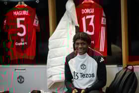 Patrick Dorgu starts for Manchester United against Leicester