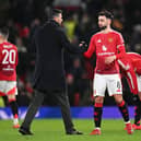 Ruud van Nistelrooy returned to Old Trafford as Leicester manager