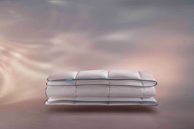 The Hybrid Duvet is just the right thickness, but still warm and cosy