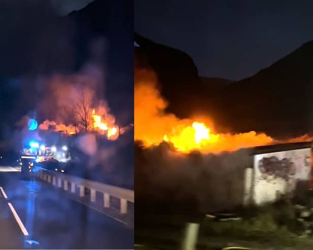 Fire at property once owned by Jimmy Savile.