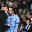 Jack Grealish was forced off the pitch with an injury against Real Madrid.