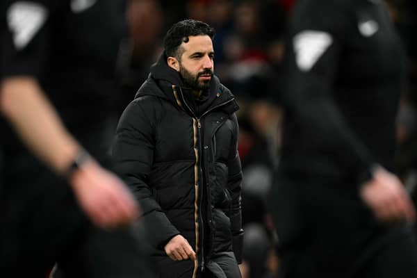 Manchester United's Portuguese head coach Ruben Amorim 