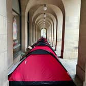 Tents in St Peter's Square 