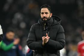 Ruben Amorim spoke to the press after Manchester United lost to Tottenham