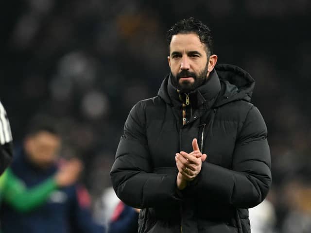 Ruben Amorim spoke to the press after Manchester United lost to Tottenham