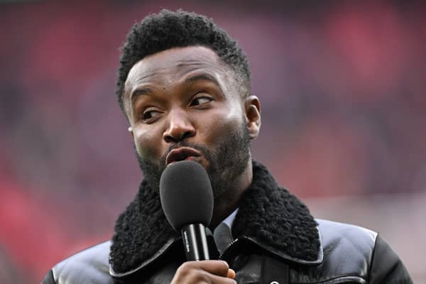 Former Chelsea Player, John Obi Mikel presents prior to the Carabao Cup Final match between Chelsea and Liverpool at Wembley Stadium on February 25, 2024 in London, England. 