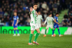 Antony was sent off for Real Betis at the weekend