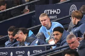 Erling Haaland is a doubt for Man City's upcoming clash with Spurs