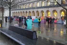 Staff from the Manchester City Council evicted dozens of tents at 6.45 this morning (February 26) after a court granted the authority a ‘possession order’ to retake the land