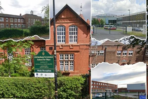 These state secondary schools were some of Greater Manchester's top performers