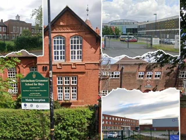 These state secondary schools were some of Greater Manchester's top performers