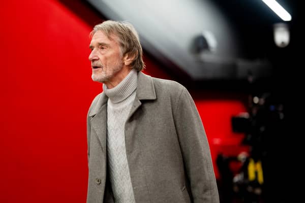 Sir Jim Ratcliffe arrives at the stadium prior to the Premier League match between Manchester United FC and Southampton FC at Old Trafford on January 16, 2025 in Manchester, England.