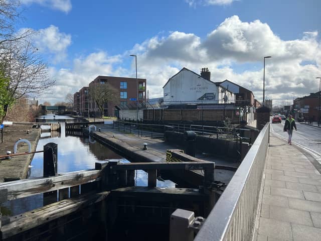 The Rochdale Canal runs through the heart of Newton Heath