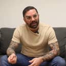 Film star and former boxer, Andy Gatenby talking in an interview