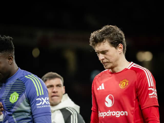 Victor Lindelof missed in the penalty shootout as Manchester United were beaten by Fulham