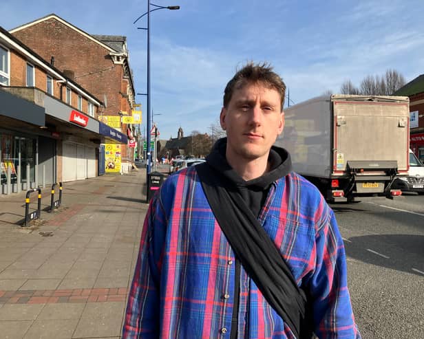 Kyle Richardson speaks to the LDRS in Broughton as the area is named one of Greater Manchester's most gentrified