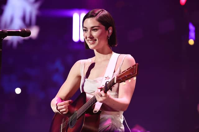 Gracie Abrams performing