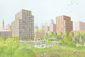 An artist's impression of 'Copper Park', which could come to Strangeways