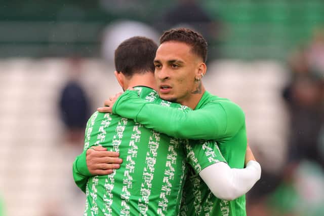 Antony left Manchester United on loan in the January transfer window