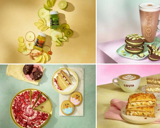 Costa Coffee's new Spring menu