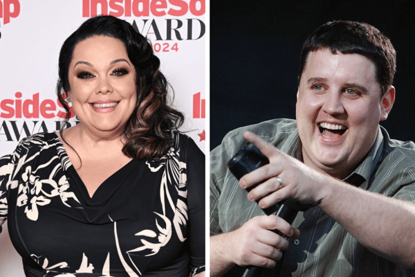 Peter Kay and Lisa Riley reconnect after heckler lookalike jibe