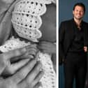 Michelle Keegan and Mark Wright have shared a phto of their new born daughter being held.