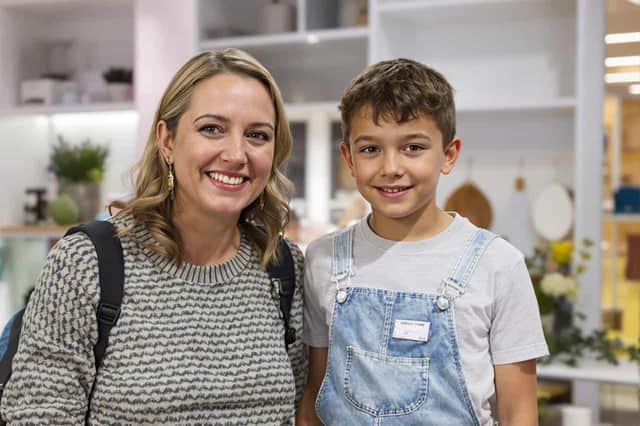 Emma with Leo.