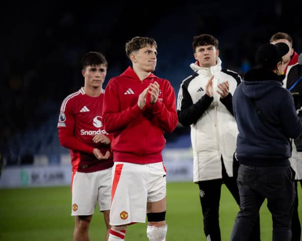 Alejandro Garnacho scored for Manchester United against Leicester