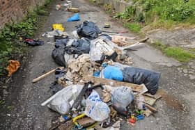 Fly-tipping and litter is blighting the streets of Manchester, like this in Lion Brow in Blackley