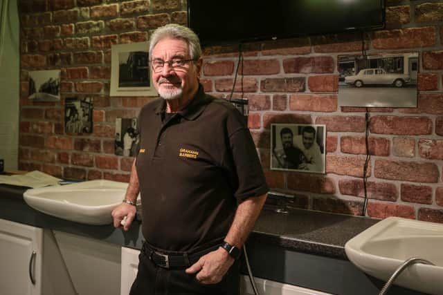 Graham has said the secret to his success is that 'it doesn’t feel like work’ for him, it’s a place where men get a chance to just chat without distraction for half an hour.