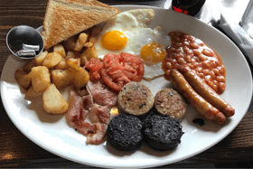 Full Irish breakfast.