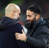 Pep Guardiola and Ruben Amorim