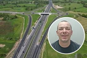 Jamie Cooper was being transported to Lancaster Magistrates Court in a GEOAmey prison van on the M55 close to Junctiom 2 this morning when he escaped