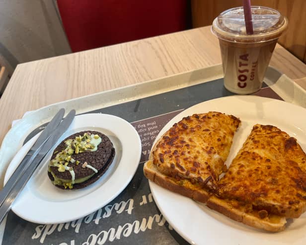 Items from Costa Coffee's new Spring menu