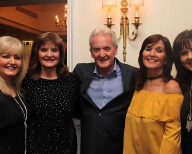 The Nolan family have been reffered to a Manchester hospital for genetic testing after another member, Brian (centre), revealed his cancer diagnosis. Credit: Coleen Nolan on Instagram