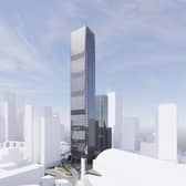 How the Viadux scheme would look, with 2a the tallest, in the centre