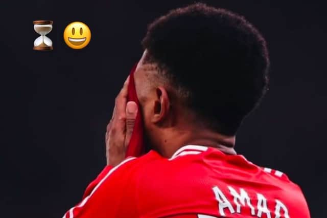 Amad Diallo could be back in action soon for Manchester United