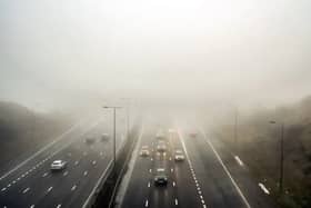 The Met Office warned fog will be dense in places, reducing visibility to less than 100m at times which may lead to some travel delays