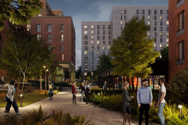 How the new University of Manchester halls of residence in Fallowfield could look