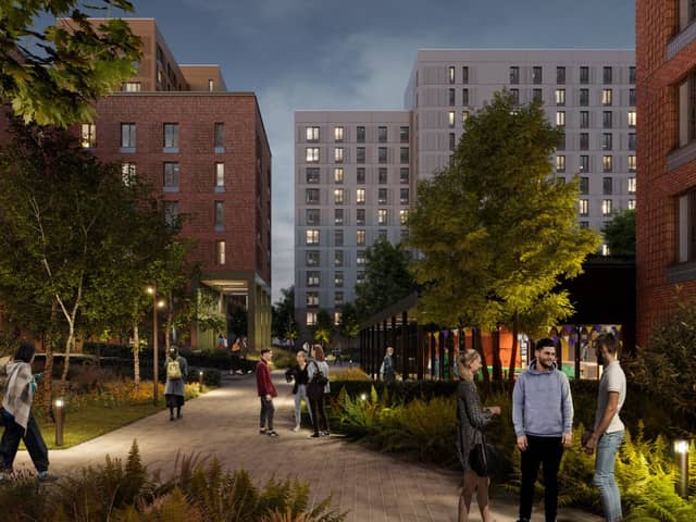 How the new University of Manchester halls of residence in Fallowfield could look