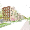 A new image of how Strangeways might look after the redevelopment planned by Manchester and Salford councils