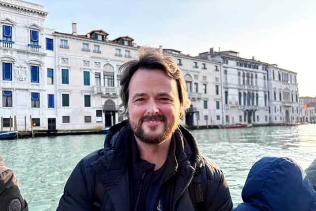 Kevin Gill, on his trip to Venice.