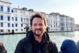 Kevin Gill, on his trip to Venice.  