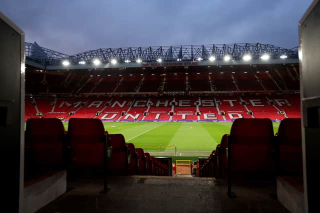 A general view inside of Man United's Old Trafford