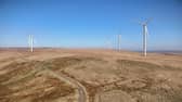 An artist's impression of how the new windfarm might look