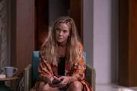 The White Lotus star Michelle Monaghan has rubbished one popular fan theory for ending of the third season of the hit HBO show.